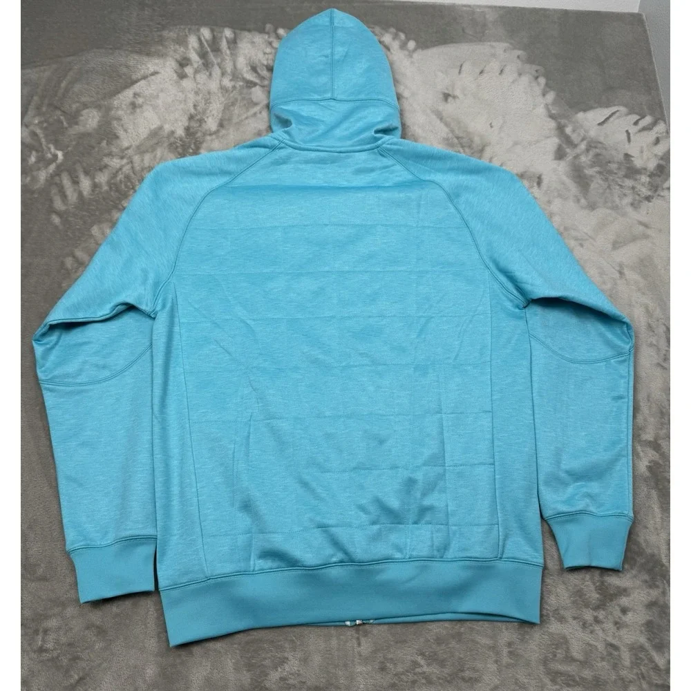 Nike Air Jordan Hoodie Jacket Mens Medium Cyan Blue Sweatshirt Basketball NBA